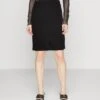 Vero Moda Vmricaella Pencil Slit Skirt - Pencil Skirt - Black