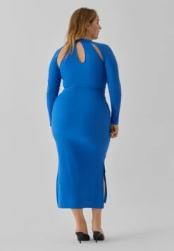 Vero Moda Curve Vmjoann - Maxi Dress - Turkish Sea