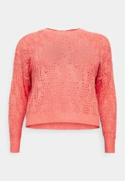 Vero Moda Curve Vmverena Open Bow- Jumper - Georgia Peach -Vero Moda 052f6c79b4c646a18a12a9f300a52070