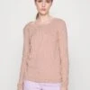 Vero Moda Petite Vmcare Structure O Neck- Jumper - Misty Rose