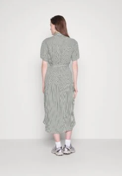 Vero Moda Tall Vmbumpy Calf Shirt Dress - Shirt Dress - Snow White/India Ink -Vero Moda 0879bad6609f4c81ac367f7bea64af69