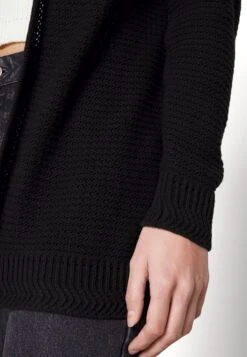 Vero Moda Petite Hood Cardigan- Cardigan - Black -Vero Moda 09869cc298ea4932bd6ddbd88855b818