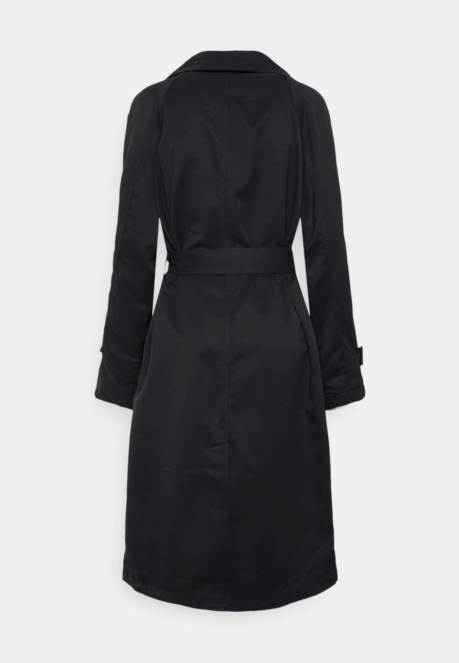 Vero Moda Tall Vmlou Long- Trenchcoat - Black 4 Vero Moda Tall Vmlou Long- Trenchcoat - Black - Image 2