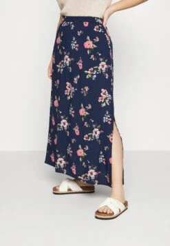 Vero Moda Curve Vmeasy Maxi Skirt - Maxi Skirt - Navy Blazer/Fiona
