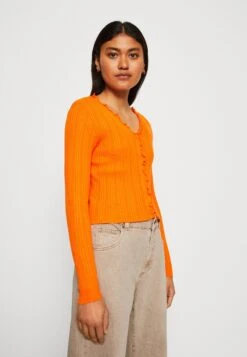 Vero Moda Vmwillow Frill Cardigan- Cardigan - Scarlet Ibis -Vero Moda 10be75ac967f473890214b63a4806e11