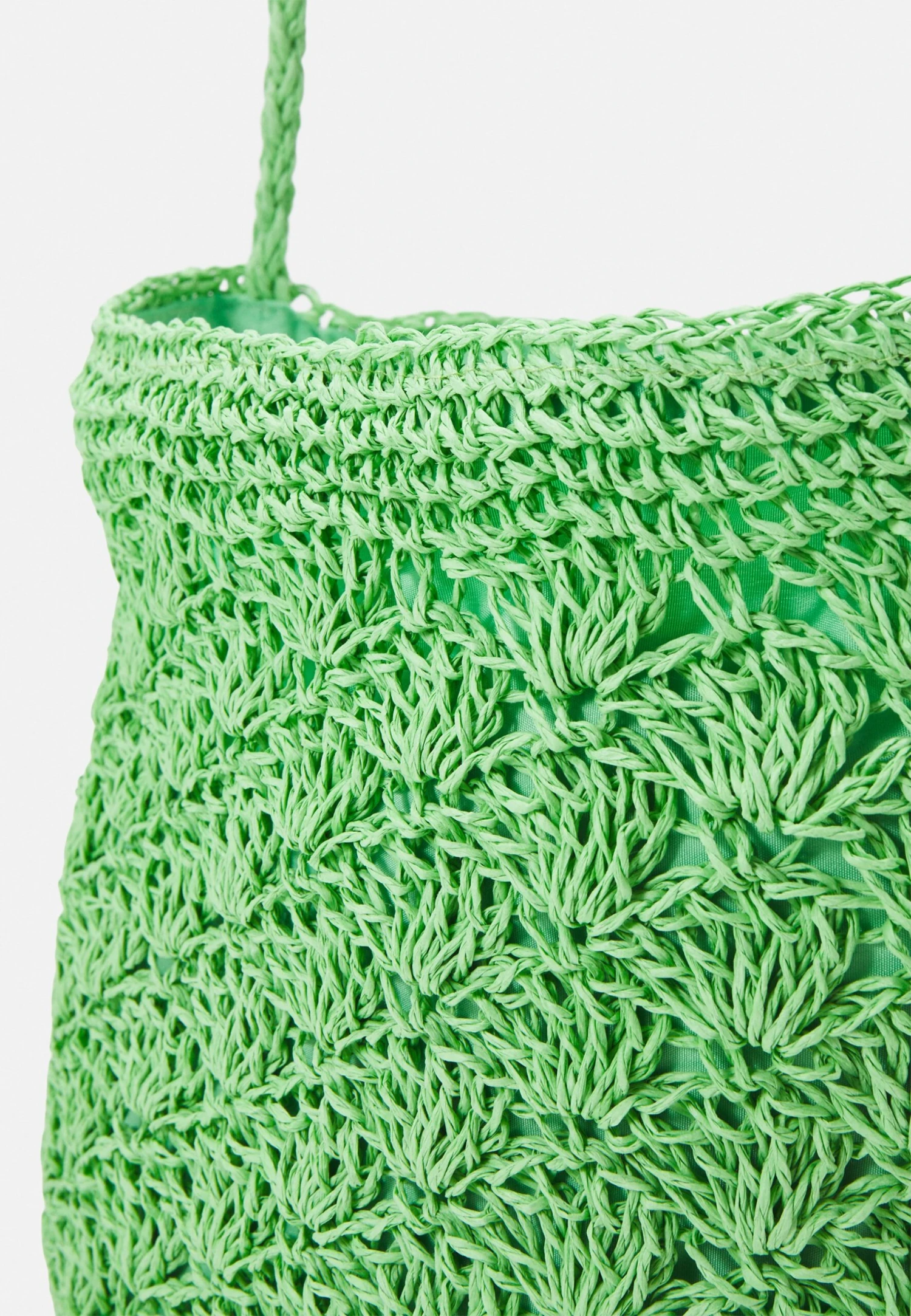 Vero Moda Amelie Straw Cross Over - Across Body Bag - Jade Cream 6 Vero Moda Amelie Straw Cross Over - Across Body Bag - Jade Cream - Image 4