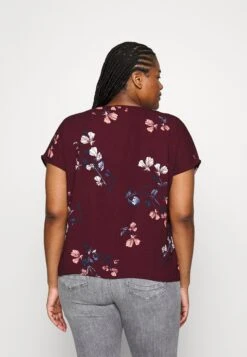 Vero Moda Curve Vmhallie New - Print T-Shirt - Winetasting -Vero Moda 1553c0a1c4a64109a896930412749bae