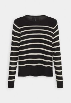 Vero Moda Vmnova Oneck - Jumper - Black/Birch 11 Vero Moda Vmnova Oneck - Jumper - Black/Birch -Vero Moda 156c8f7b2d344de189590897266c9862