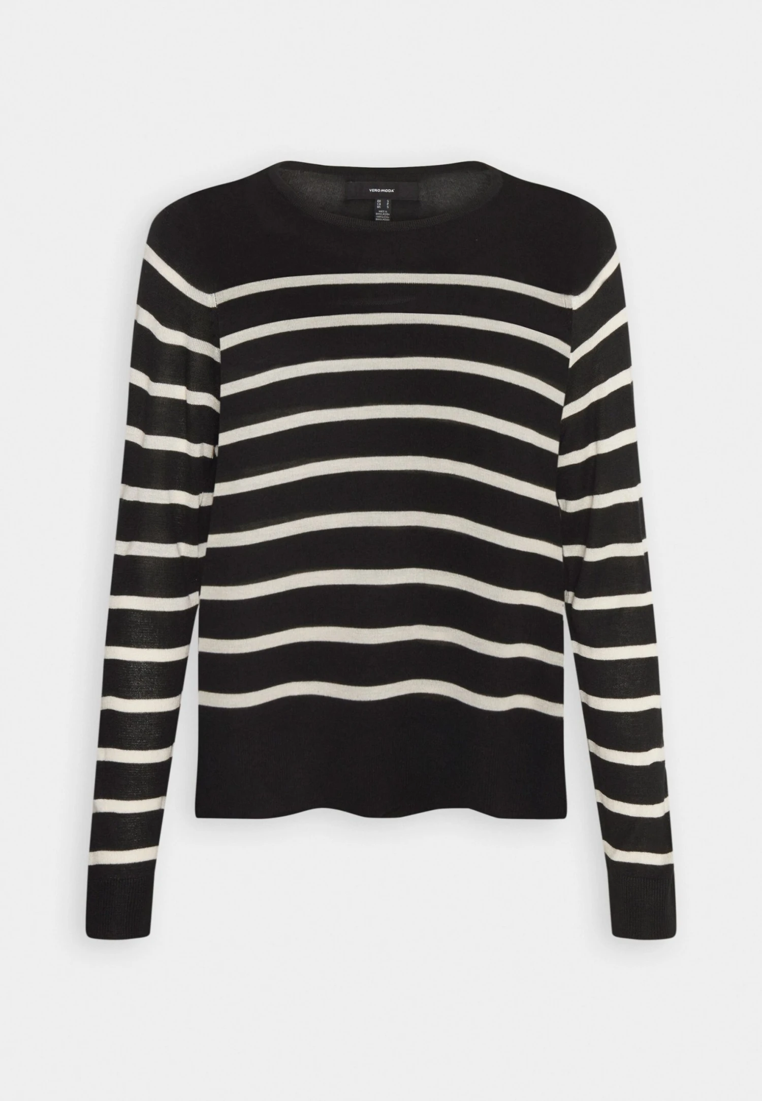 Vero Moda Vmnova Oneck - Jumper - Black/Birch 6 Vero Moda Vmnova Oneck - Jumper - Black/Birch - Image 4
