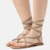 Vero Moda Vmstrap- T-Bar Sandals - Brown -Vero Moda 1748381d63664fb6bc0318b500d581ab