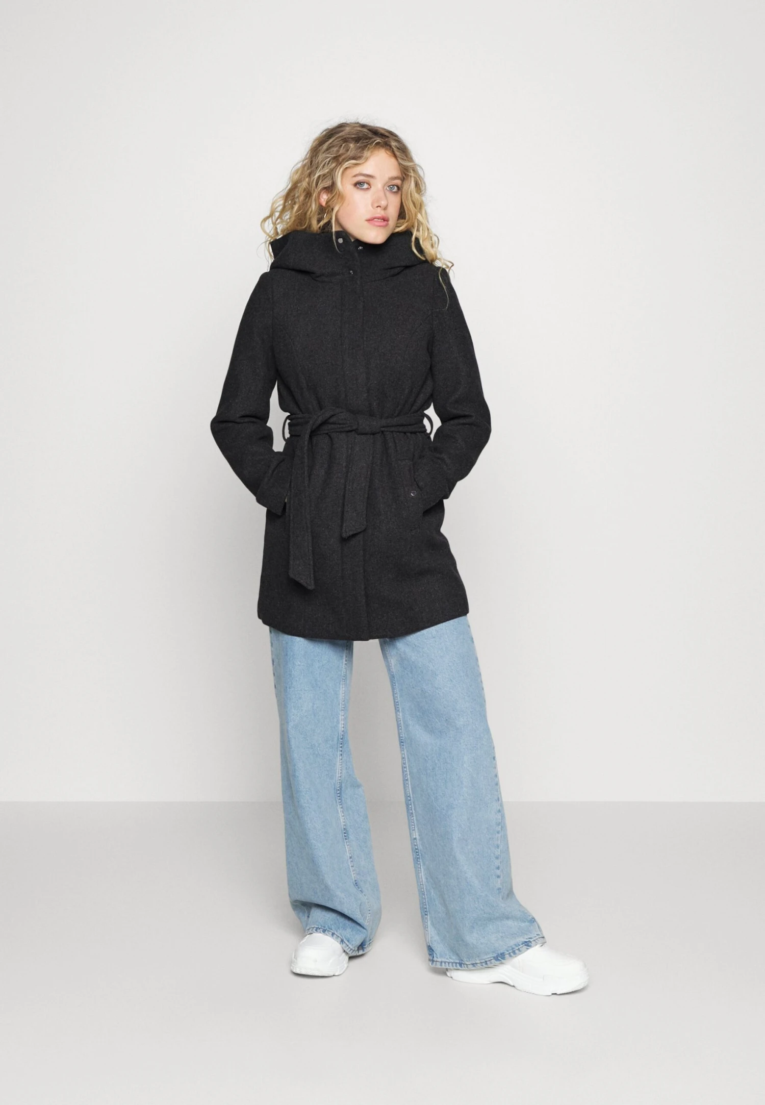 Vero Moda VmclasslivaJacket- Short Coat - Dark Grey Melange 4 Vero Moda VmclasslivaJacket- Short Coat - Dark Grey Melange - Image 2