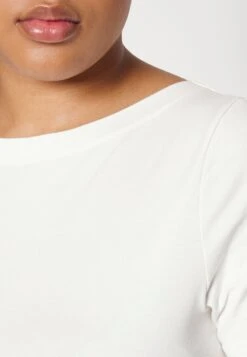 Vero Moda Curve Vmvanda - Basic T-Shirt - Snow White -Vero Moda 181d22d6e3934947ae9977627dc7560d