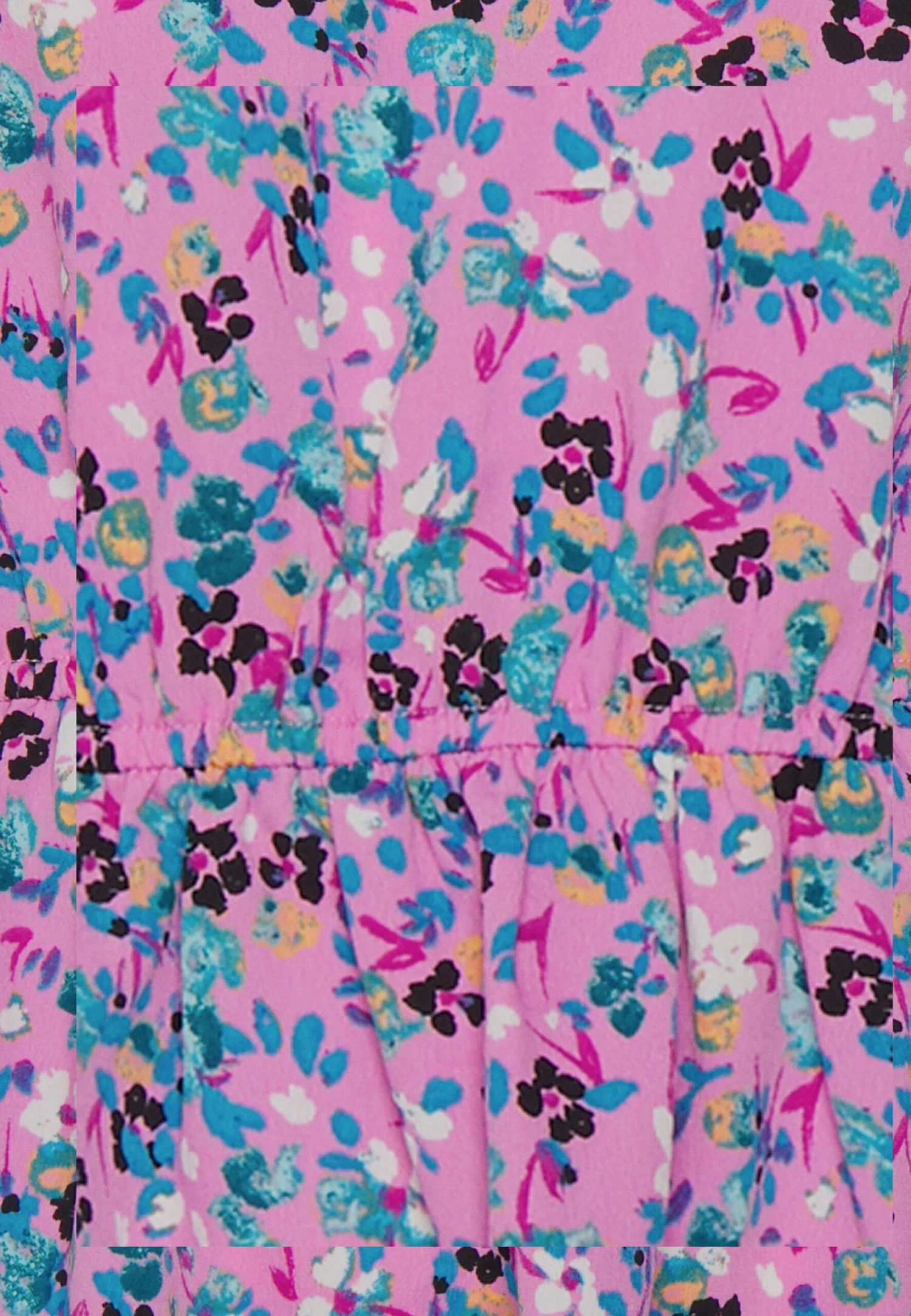 Vero Moda Vmlucia Peplum - Blouse - Mottled Pink 7 Vero Moda Vmlucia Peplum - Blouse - Mottled Pink - Image 5