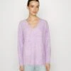 Vero Moda Vmcrewlefile Ls V-Neck Noos - Jumper - Orchid Bloom