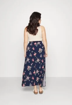 Vero Moda Curve Vmeasy Maxi Skirt - Maxi Skirt - Navy Blazer/Fiona -Vero Moda 1bf21283767749c1912055ce4bd76ea3
