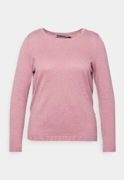 Vero Moda Curve Vmcare Structure O Neck - Jumper - Nostalgia Rose -Vero Moda 1f6d16fe79c24a449b2dc8d386d79a1a