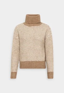 Vmcaitlin Roll Neck - Jumper - Tigers Eye/Snow White