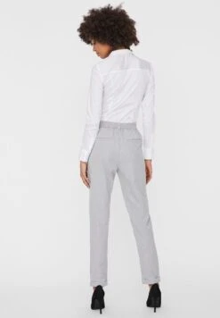 Vero Moda Vmmaya- Trousers - Light Grey Melange -Vero Moda 2767ad47cf294b16aa108110a87f3d05