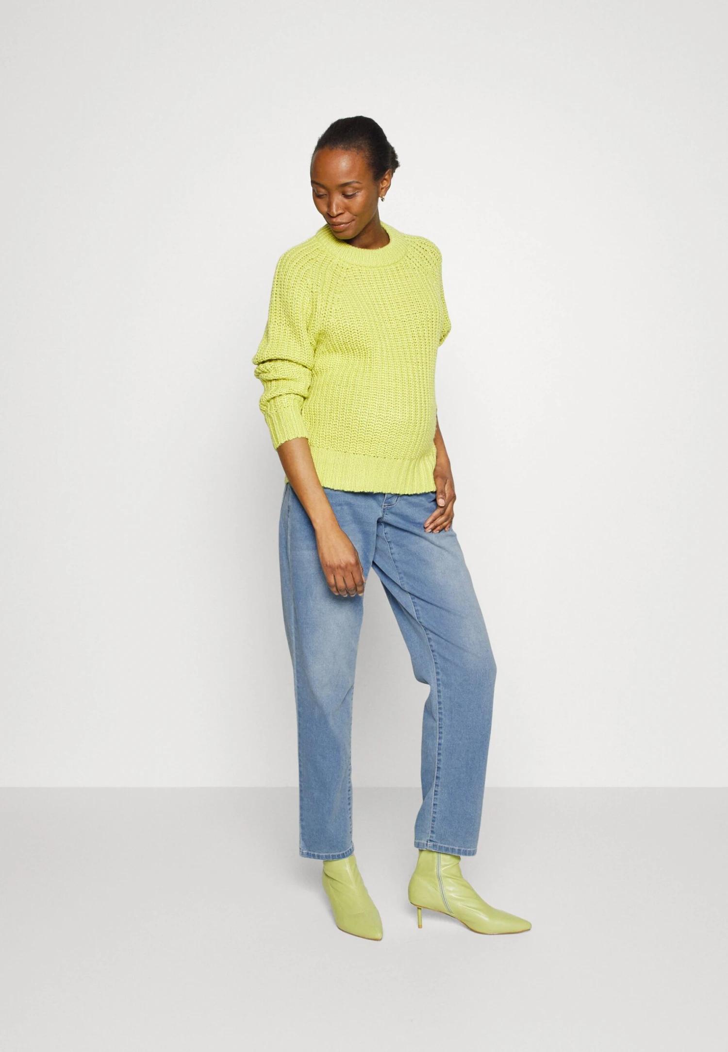 Vmmzia BumpbandMom - Straight Leg Jeans - Light Blue Denim 4 Vmmzia BumpbandMom - Straight Leg Jeans - Light Blue Denim - Image 2