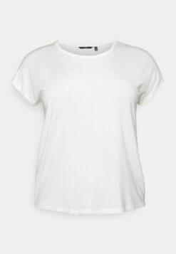 Vero Moda Curve Vmaya Plain - Basic T-Shirt - Snow White 12 Vero Moda Curve Vmaya Plain - Basic T-Shirt - Snow White -Vero Moda 29cf8a56547b451cb7c02289dfcfe032