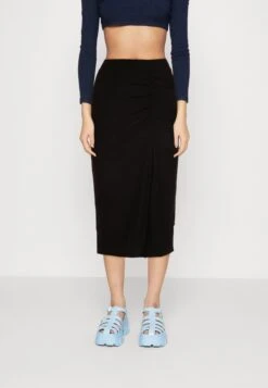 Vero Moda Vmjona Calf Skirt - Pencil Skirt - Black/Solid