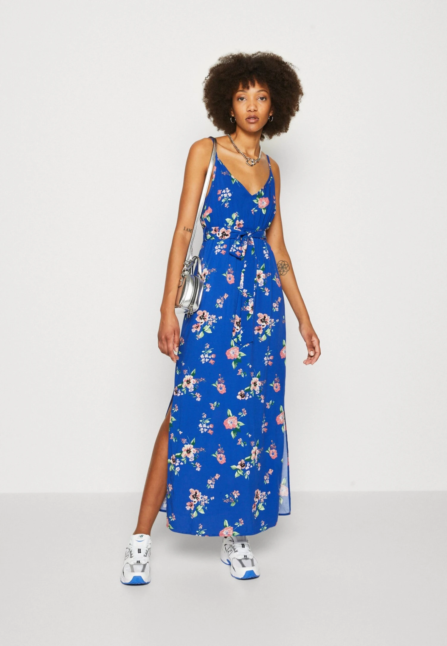 Vero Moda Vmeasy Slit Dress - Maxi Dress - Surf The Web 4 Vero Moda Vmeasy Slit Dress - Maxi Dress - Surf The Web - Image 2