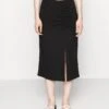 Vero Moda Petite Vmjona Calf Skirt - Pencil Skirt - Black