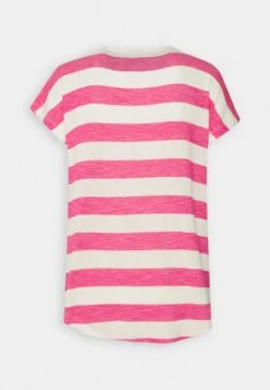 Vero Moda Vmwide Stripe - Print T-Shirt - Snow White/Pink Yarrow -Vero Moda 2c8a0118af034a4ca95780e5edcde858