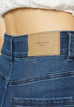 Vero Moda Petite Vmsophia Button - Shorts - Dark Blue Denim -Vero Moda 2d3b96fa41114833ba455ded08492f79