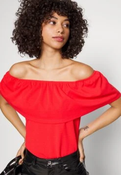 Vero Moda Vmdorty Off Shoulder Short - Blouse - Bittersweet -Vero Moda 2e8ae5558cab45db9d13c7abe2785a63
