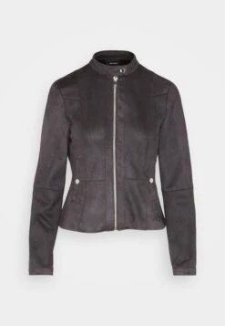 Vero Moda Vmjose Lucia Jacket - Faux Leather Jacket - Phantom -Vero Moda 2fe9d6ab09a04e578cb3d3ae2c44a7e4