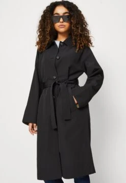 Vero Moda Vmtessasofia Long- Trenchcoat - Black -Vero Moda 3140ac97a67b4617a2e5849811878ecd