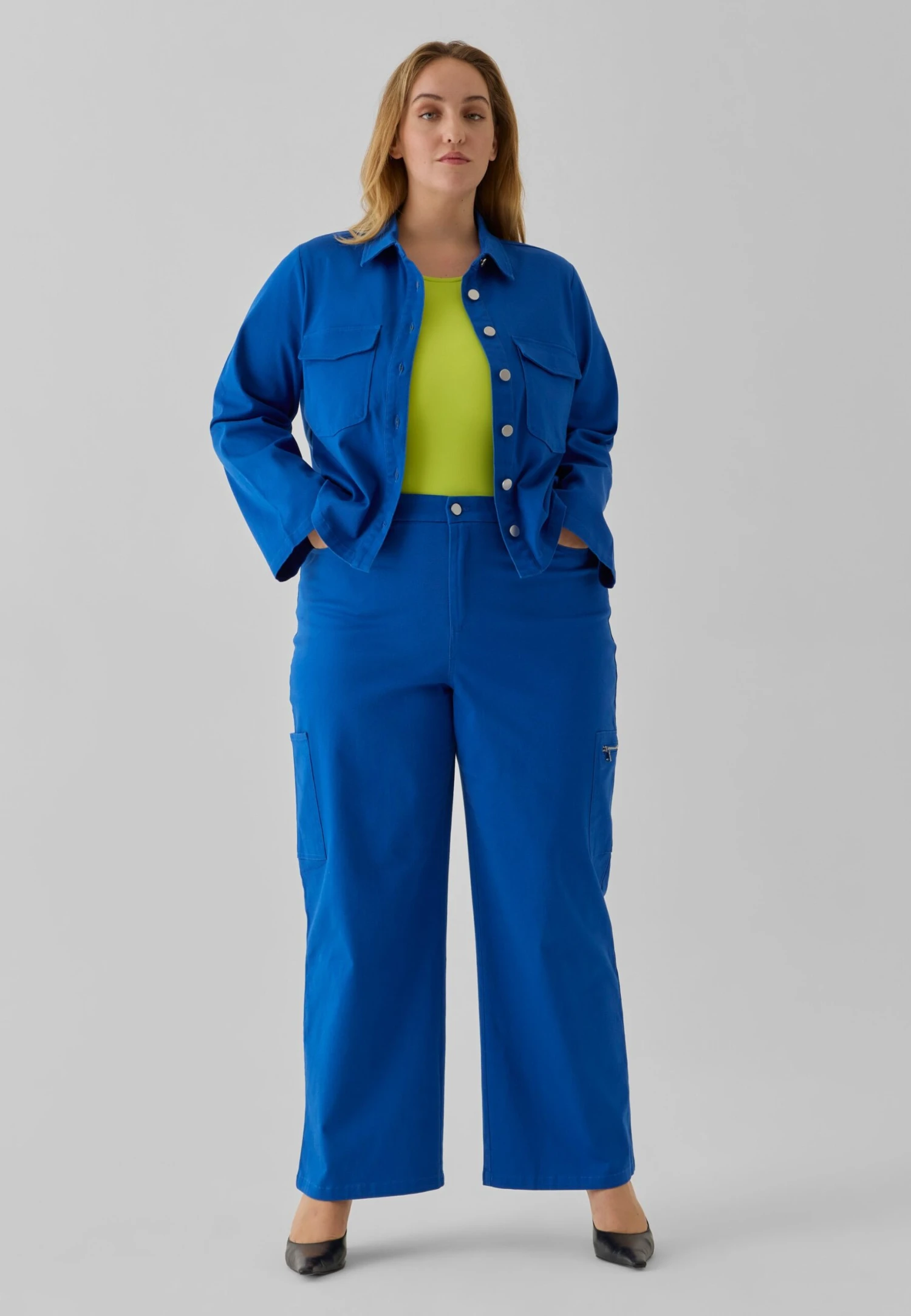 Vero Moda Vmjoann - Summer Jacket - Turkish Sea 4 Vero Moda Vmjoann - Summer Jacket - Turkish Sea - Image 2