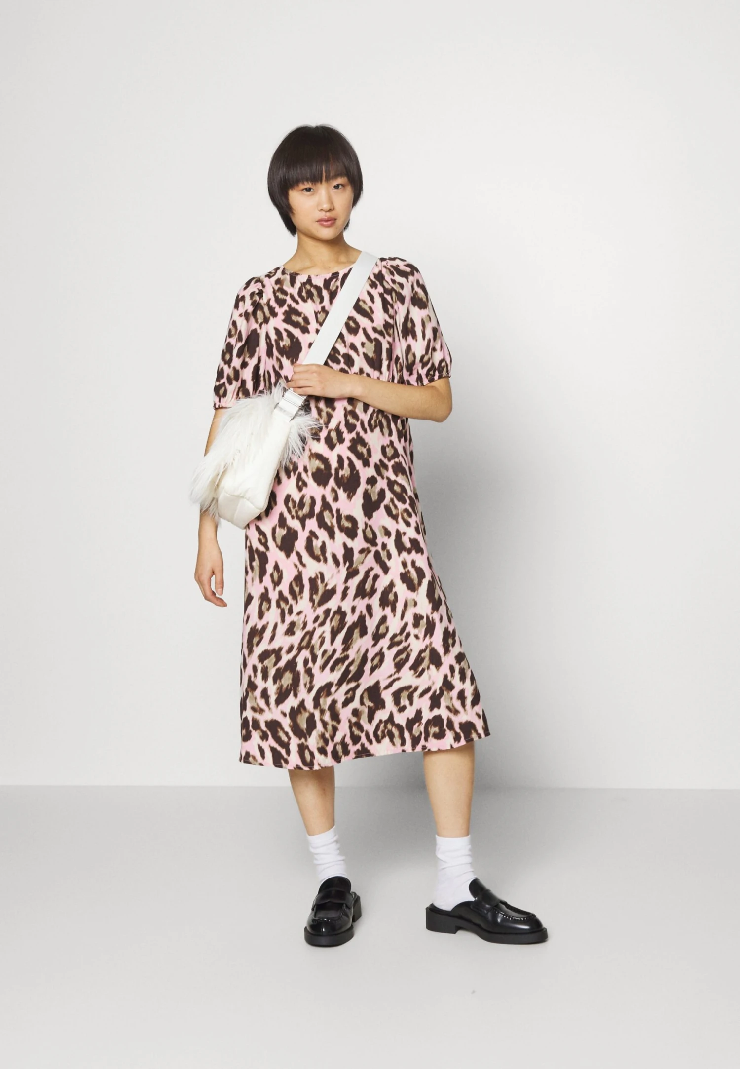 Vero Moda Petite Vmalex Calf Dress Ptt - Day Dress - Candy Pink 4 Vero Moda Petite Vmalex Calf Dress Ptt - Day Dress - Candy Pink - Image 2