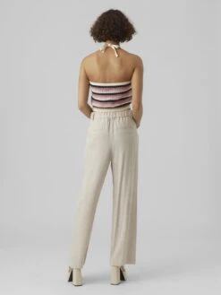 Vero Moda Vmshaji Sl Halterneck- Top - Birch/Bonbo/Navy Blazer/Irish Cream -Vero Moda 34eb6e83c7394e668220fef4d736935d