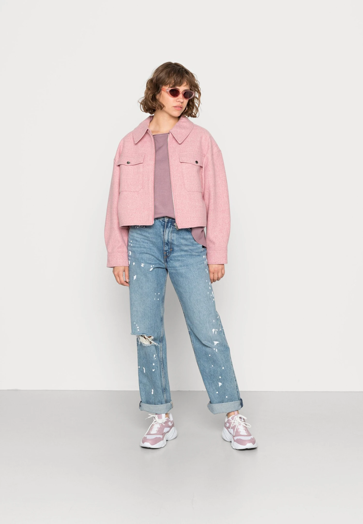 Vero Moda Vmnellie Glory Boxy - Jumper - Elderberry 4 Vero Moda Vmnellie Glory Boxy - Jumper - Elderberry - Image 2