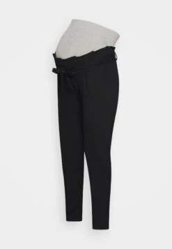 Vmmeva High Rise Paperbag Pant - Trousers - Black