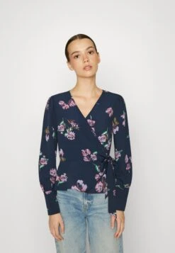 Vero Moda Vmlydia Wrap - Blouse - Navy Blazer