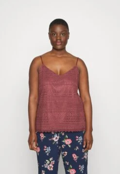 Vero Moda Curve Singlet - Top - Rose Brown