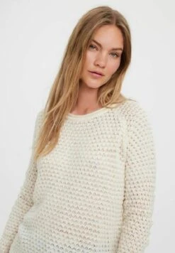 Vero Moda Vmesme Surf Ls O-Neck- Jumper - Pristine -Vero Moda 3c324c2941094c39a47b83dca46b7fc2