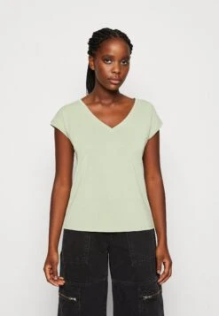 Vero Moda Vmfilli Ss V-Neck Ga Noos - Basic T-Shirt - Reseda