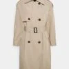 Vero Moda Petite Vmramonna Long - Trenchcoat - Silver Mink -Vero Moda 426bfae9864846e8b6a3ae92e95d3d93