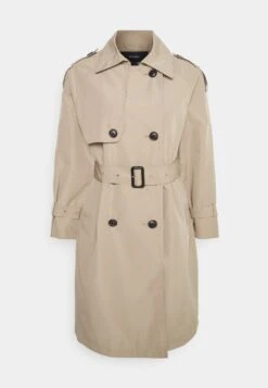 Vero Moda Petite Vmramonna Long - Trenchcoat - Silver Mink