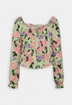 Vero Moda Vmserenity Olivia Short - Blouse - Reseda -Vero Moda 466496f1efca4a8da8d8368e5e6aa19e