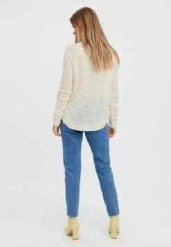Vero Moda Vmesme Surf Ls O-Neck- Jumper - Pristine -Vero Moda 46881424d5904459aec7dc90171019c3