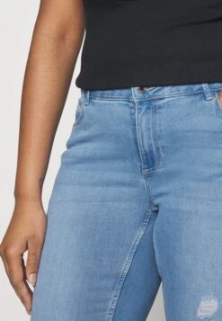 Vero Moda Curve Vmsela Jeans - Jeans Skinny Fit - Light Blue Denim -Vero Moda 46bce68ddc124983a8c412ca0574aaa4