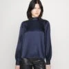 Vero Moda Vmlola Button - Blouse - Navy Blazer