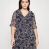 Vero Moda Curve Vmdora Kaya Short Dress - Day Dress - Navy Blazer/Dora -Vero Moda 481584c53ad34a578d72741b2282f08d