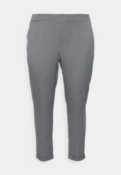 Vero Moda Curve Vmmaya Loose Solid Pant - Trousers - Medium Grey Melange -Vero Moda 48b63e151caf403faf3cf0cdb26254c7
