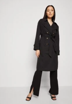 Vero Moda Vmpernillemie Long Coat - Trenchcoat - Black -Vero Moda 48faea7f50414f6cbf67c22e3770c5cb